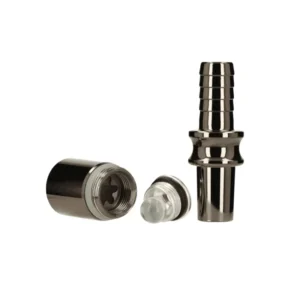 Conector manguera El Badia C5 / C7 V2 de acero inoxidable