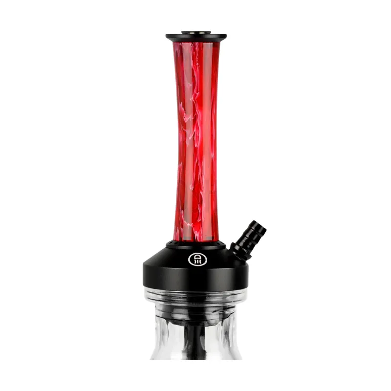 Cachimba Medusa Moon de aluminio en varios colores vibrantes