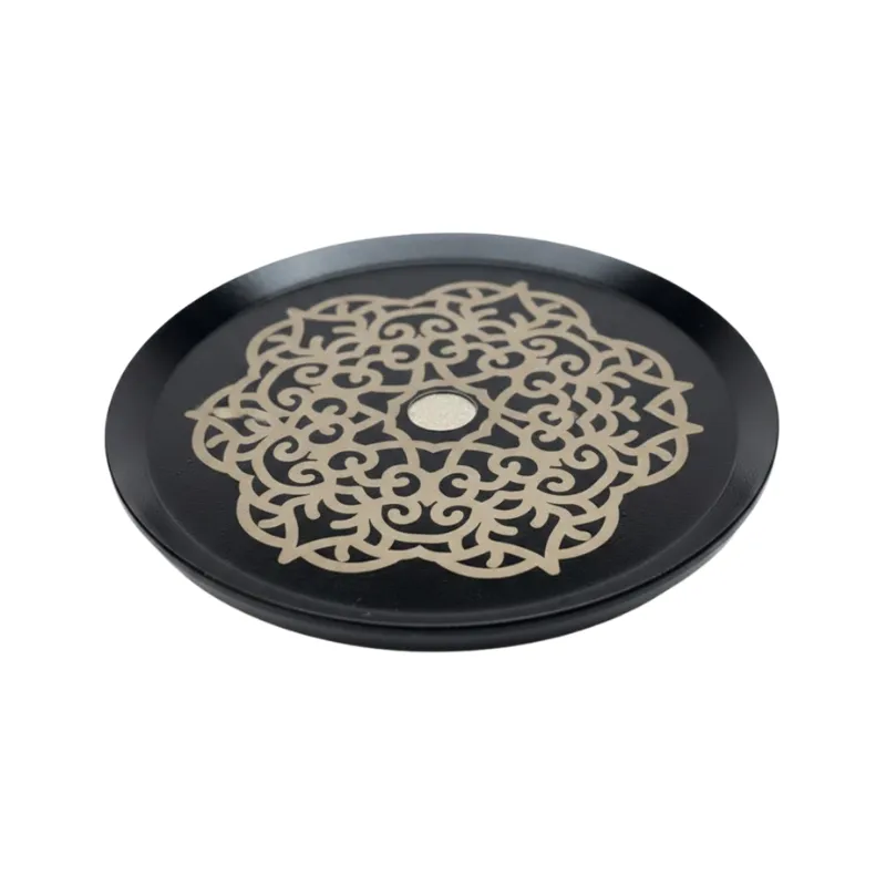 Plato Mandalas para cachimba de acero inoxidable