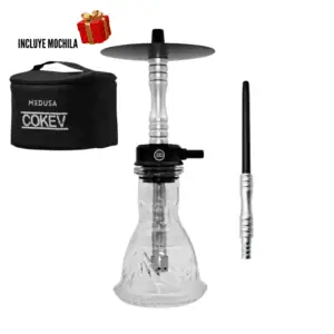 Cachimba Medusa COKEV de aluminio con mochila de transporte
