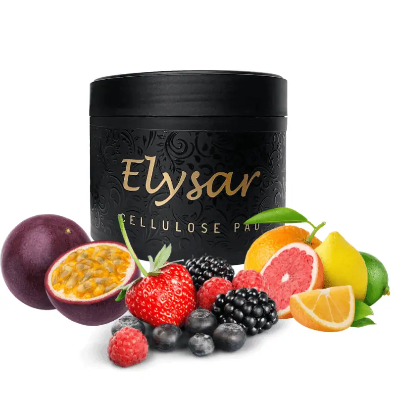 Elysar 200g sin tabaco ni nicotina hecho en Hungría con fibra de celulosa, glicerina y aromas