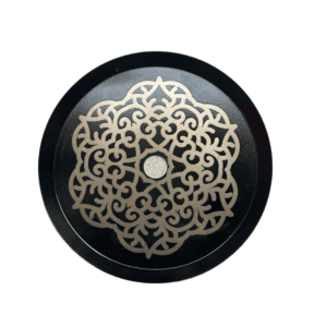 Plato Mandalas para cachimba de acero inoxidable