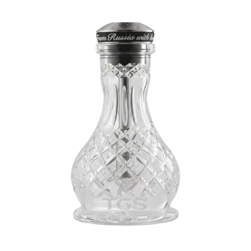 Cachimba RF Hookah Velikoustyuzhskaya rusa de acero con grabados artísticos y dos cazoletas pintadas a mano