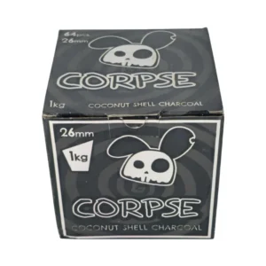 Carbón Corpse 26mm para cachimba de cáscara de coco natural