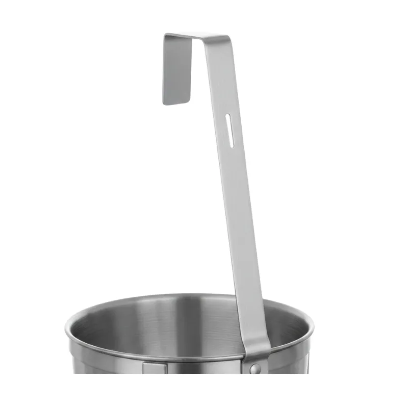 Carbonera Mini Pro para cachimba en acero inoxidable de 420g con rejilla separadora y mango ergonómico agarre