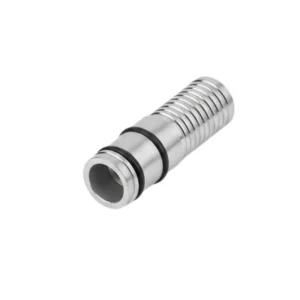 Conector manguera VZ Hookah en acero inoxidable V2A apto con todos los modelos de la marca vz cachimba