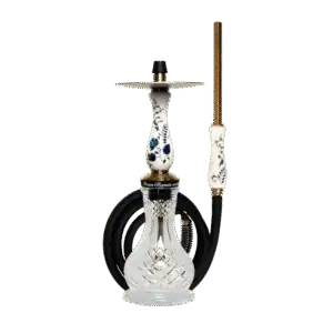 Cachimba RF Handmade Ghzel Gold rusa de acero y porcelana pintada a mano