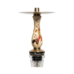 Cachimba RF Hookah Boretskaya rusa de acero y porcelana pintada a mano