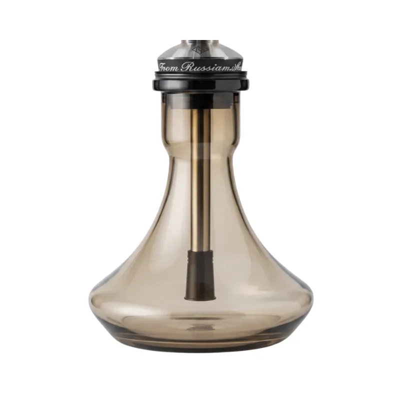 Cachimba RF Hookah Gunmetal Laminated de maderas exóticas laminadas y acero V2A