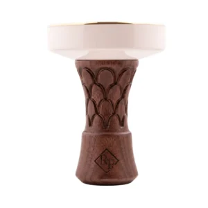 Cazoleta RF Wood Bowl de madera exótica africana con borde en oro de 18K