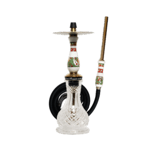 Cachimba RF Hookah Velikoustyuzhskaya Gold rusa con diseño artístico y cazoletas pintadas a mano