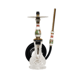 Cachimba RF Hookah Velikoustyuzhskaya Gold rusa con diseño artístico y cazoletas pintadas a mano