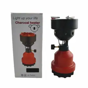 Hornillo camping gas cachimba portátil con bombona para encender carbones en cualquier lugar