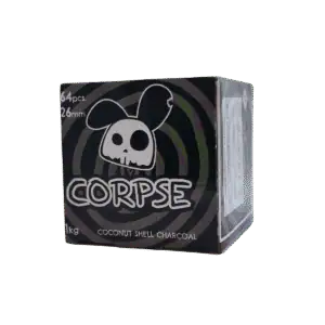 Carbón Corpse 26mm para cachimba de cáscara de coco natural