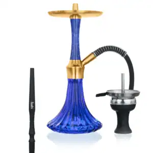 Cachimba Aladin MVP Epox 360 en acero inoxidable con purga configurable, base, manguera y accesorios incluidos.