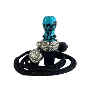 Boquilla Resin Dragon para cachimba con anillo de acero en forma de dragón