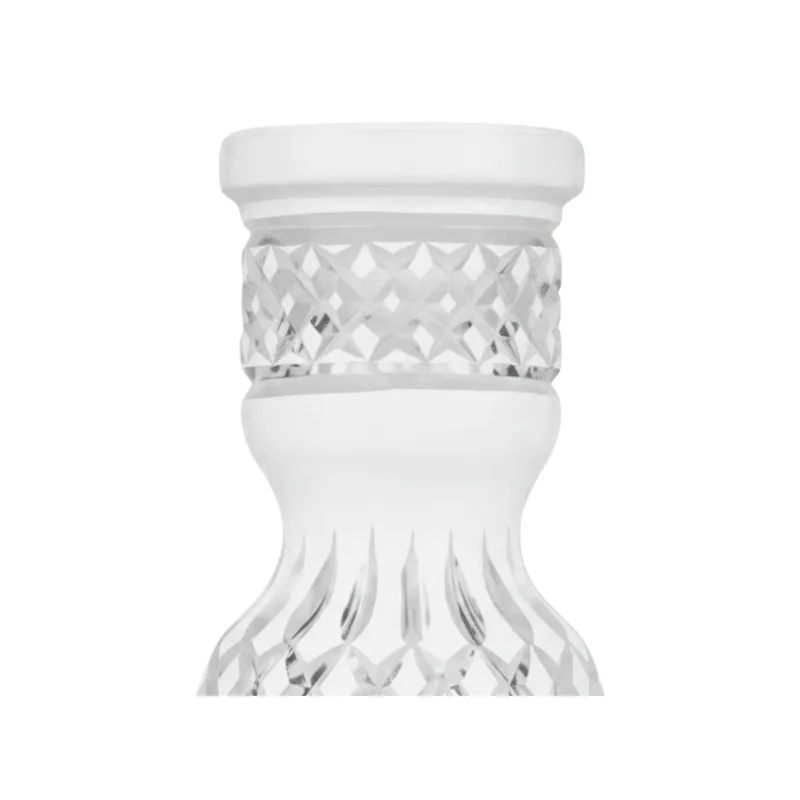 Base Caesar Crystal Small Tradi Crown Cut White de cristal blanco