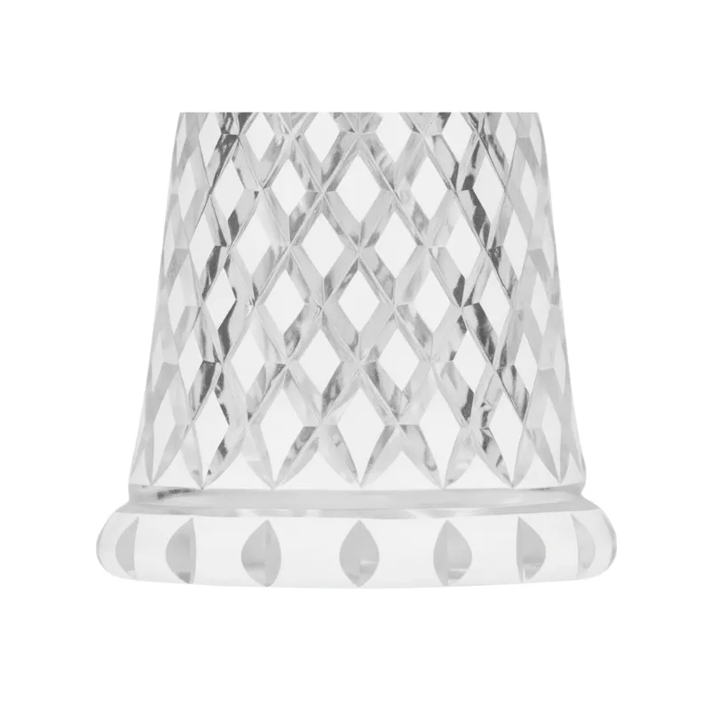 Base Caesar Crystal Small Tradi Crown Cut White de cristal blanco