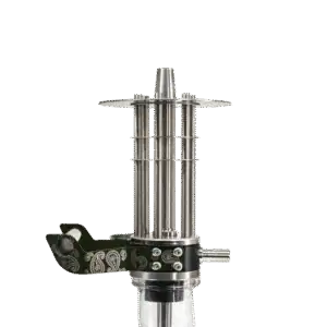 Cachimba Shi Carver MicroGun San Andreas edición limitada inspirada en GTA con acero inoxidable AISI 304 y cámara de poliacetato