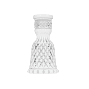 Base Caesar Crystal Small Tradi Crown Cut White de cristal blanco