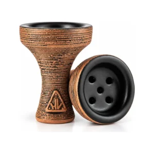 Cazoleta Harvik Bolt Bowl de barro con hueco negro mate y 5 agujeros
