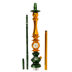 Cachimba Mani Sultan Loki inspirada en el dios nórdico del engaño con aluminio, acero inoxidable, base de vidrio reforzado y acabados premium