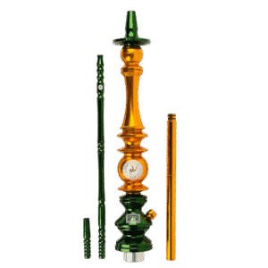 Cachimba Mani Sultan Loki inspirada en el dios nórdico del engaño con aluminio, acero inoxidable, base de vidrio reforzado y acabados premium