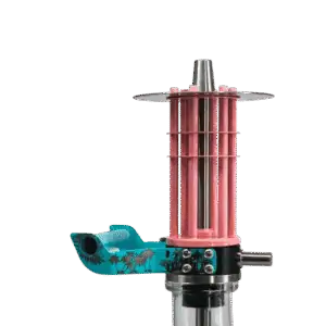 Cachimba Shi Carver MicroGun GTA edición limitada inspirada en GTA Vice City, acero inoxidable AISI 304 y cámara de poliacetato