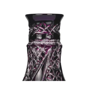 Base Caesar Mini Fan Cut Purple de cristal morado