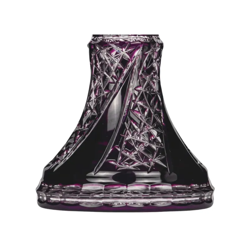 Base Caesar Mini Fan Cut Purple de cristal morado
