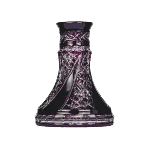 Base Caesar Mini Fan Cut Purple de cristal morado
