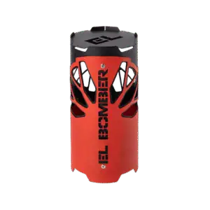 Cubrevientos El Bomber Midnight de acero inoxidable a juego con la cachimba Midnight de El Bomber