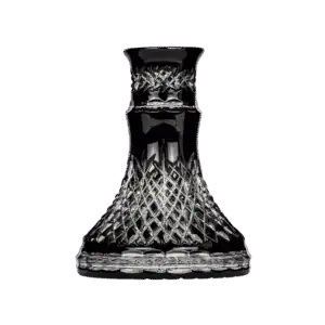 Base Caesar Mini Wild Cut Black de cristal negro