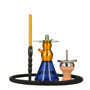 Cachimba Apocalypse Canada mini de 24 cm fabricada en aluminio con diseño de hoja de arce y accesorios incluidos