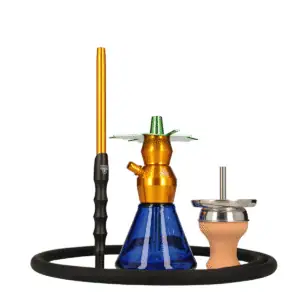 Cachimba Apocalypse Canada mini de 24 cm fabricada en aluminio con diseño de hoja de arce y accesorios incluidos