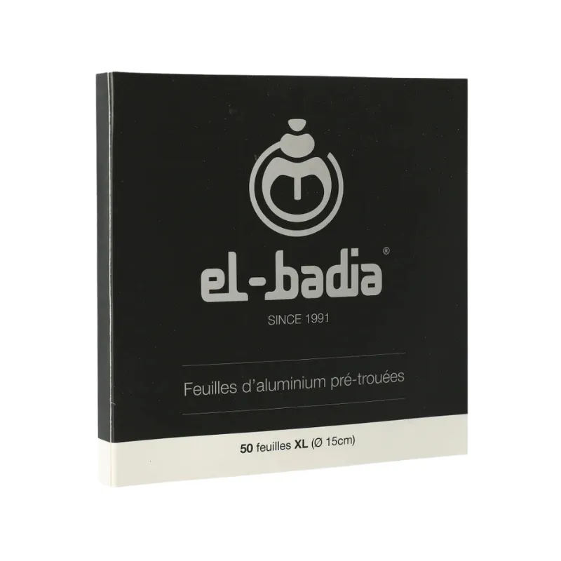 Papel de aluminio El Badia XL precortado y perforado