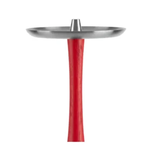 Cachimba Wookah Mastercut Check Nox Blaze en madera maciza y acero V2A con base soplada a mano mastil