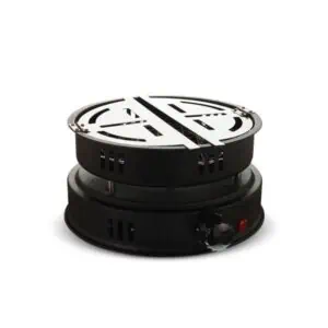 Hornillo Inferno 1000W para cachimba – encendedor eléctrico de 1000 vatios, compacto, rápido y seguro para carbones naturales