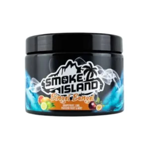 Sabor Cachimba Smoke Island 200g 0% alternativa sin nicotina con base de fibra de celulosa y glicerina vegetal disponible en más de 20 variedades en The Good Shisha