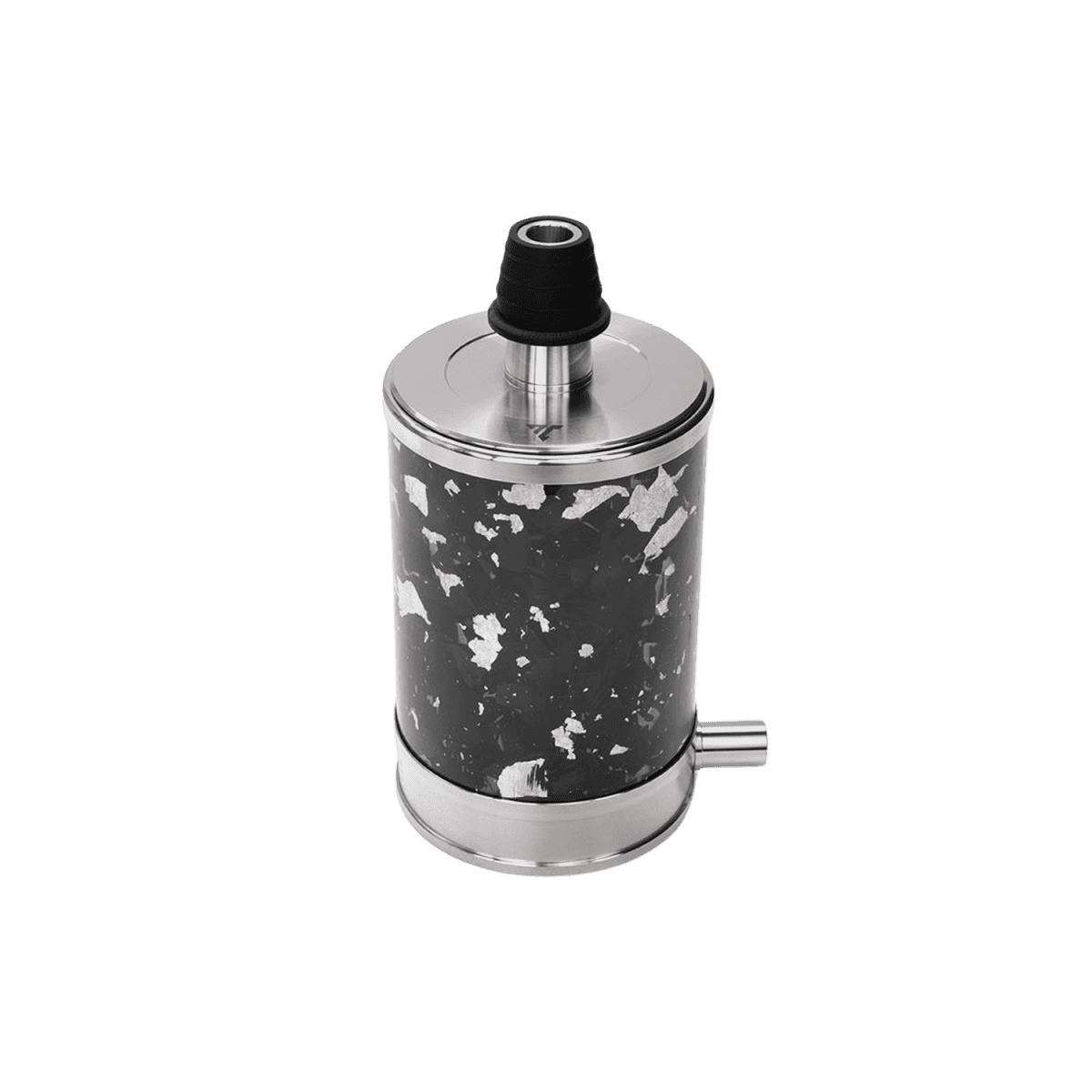 Cachimba VYRO One V3 acero inoxidable V2A y cuerpo de fibra de carbono – diseño compacto de viaje