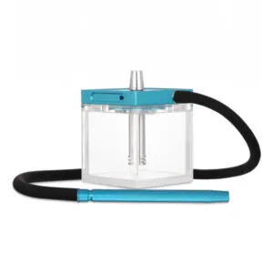 MS Bebe de MaShisha – mini cachimba acrílica de 13 cm con maletín de transporte, manguera y boquilla