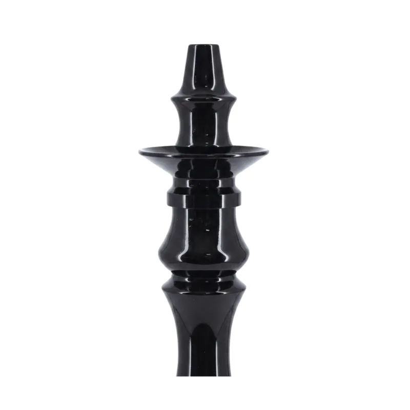 Cachimba Amazon Hookah Kaiser Marble brasileña con mástil marmolado en madera natural y aluminio inoxidable