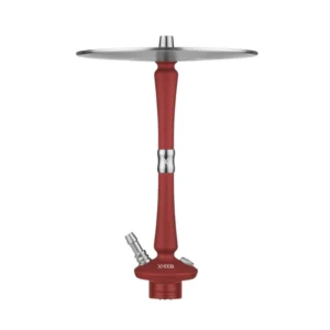 Cachimba Hoob Go On rusa minimalista y elegante fabricada en acero inoxidable y aluminio anodizado con tubo de inmersión con difusor extraíble, sistema de purga integrado, embellecedor exclusivo, plato exclusivo del modelo y base estilo ruso de gran estabilidad en The Good Shisha