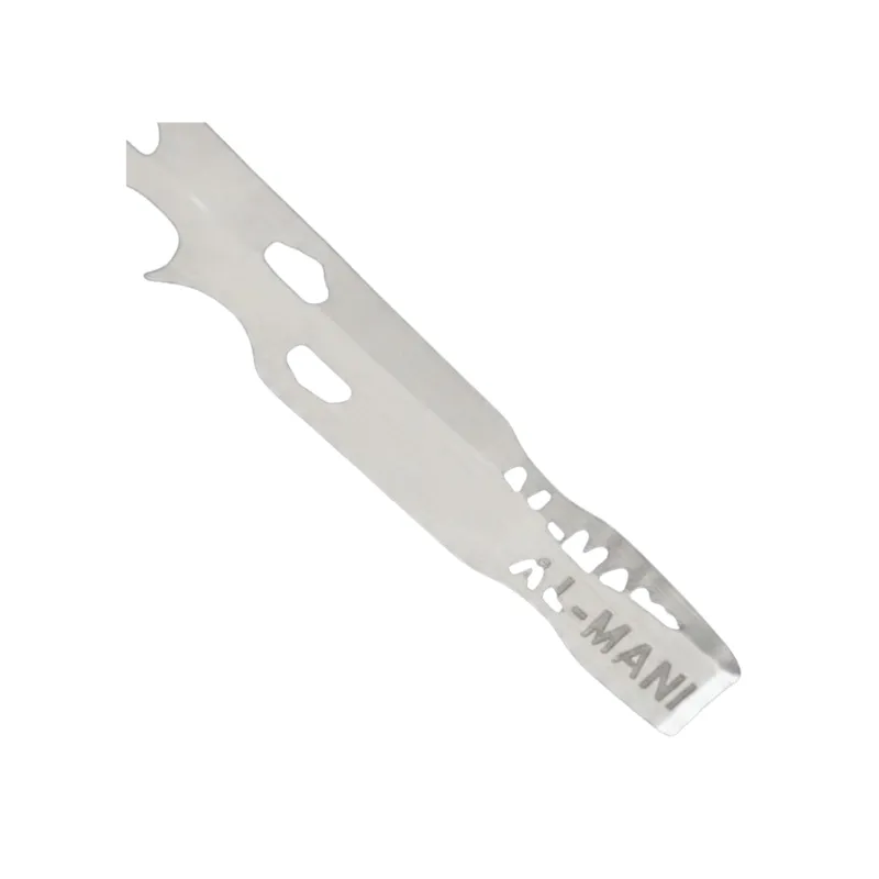 Pinzas Al Mani de 22 cm en acero inoxidable para carbón