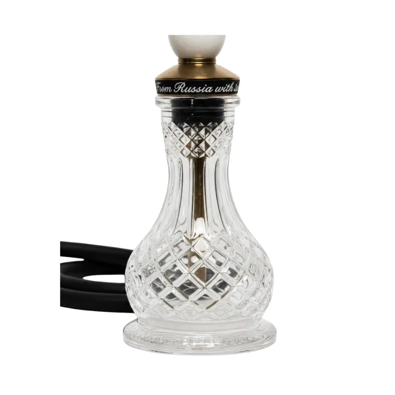 Cachimba RF Hookah Velikoustyuzhskaya Gold rusa con diseño artístico y cazoletas pintadas a mano