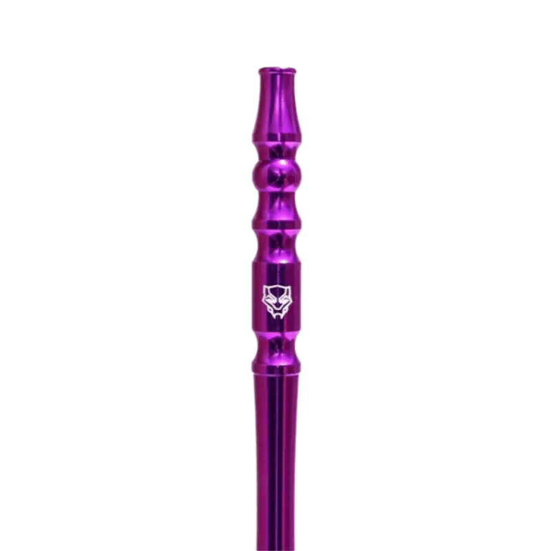 Boquilla inspirada en Wakanda con aluminio anodizado, acero inoxidable, base de vidrio grueso y acabados premium trabajados a mano