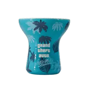 Cazoleta GTA Bowl Tommy Vercetti edición limitada en arcilla blanca esmaltada inspirada en la camisa de Vice City