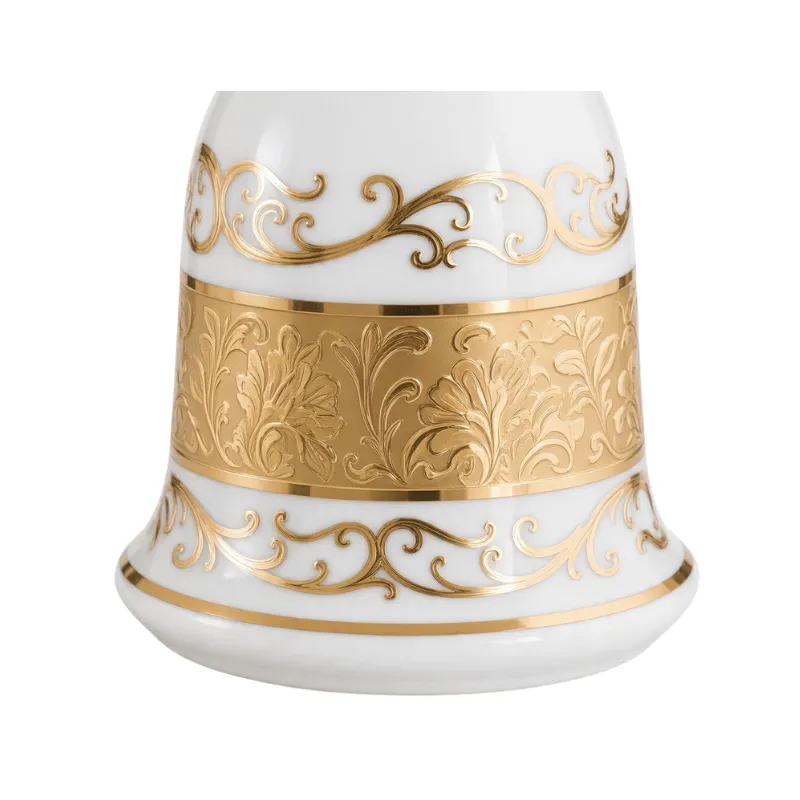Base El Nefes Bohemian Yunan Opal de 29,5 cm en cristal de bohemia