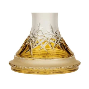 Base Caesar Crystal Small Ice Cut Yellow artesanal