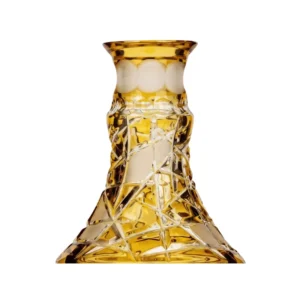 Base Caesar Crystal Small Mars Cut Yellow artesanal